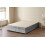WINDSOR Velvet Divan Base, Fabric, Silver, Double, 2-Piece 2