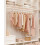 GUOHNHE 121cm Wall Mounted Clothing Rack, Hanging Rail, Cream, 1 Pack 2