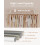 GUOHNHE 121cm Wall Mounted Clothing Rack, Hanging Rail, Cream, 1 Pack 5