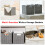 Vagusicc 2-Pack Wicker Storage Basket with Handles, Foldable Storage Organizer Bins for Shelves 4