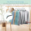 2 Pack Coat Hangers Space Saving, 5-Tier Non Slip Shirt Hanger 3