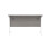Office Hippo Essentials Rectangular Writing Computer Work Place, Home Office Desk with Cable Port Management, MFC, Alaskan Grey Oak, 120x80cm 2