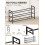 Bumusty 3 Tier Expandable Shoe Rack, Black 2