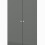 Seconique Seconique Denver 2 Door Wardrobe in Grey Gloss 3