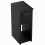 ComfortCove Narrow Bedside Table with Storage Shelf & Handle, Black 5