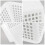 Yarebest Large Plastic Storage Basket Box, Cupboard Storage Baskets, 3-Pack (White) 2