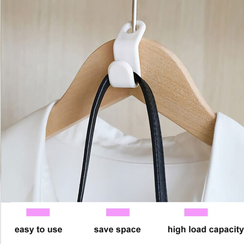 60 Pcs Hanger Connector Hooks, Space Saving Cascading Hanger Hooks,White 1