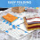 BoxLegend V4 Shirt Folding Board T Shirts Clothe Folder, White 2