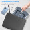 Swivel Laptop Stand for Desk, Adjustable Height Aluminum Computer Stand with 360 Rotating Base, Foldable Ergonomic Riser 5