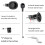 xocome Universal Sofa Chair Recliner Release Pull Handle Replacement Parts with Cable Metal Couch Style Pull Chair Release Handle fits Ashley and 3