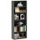 Six Shelf Bookcase - Black 1