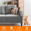 sourcing map Stretch Sofa Armrest Covers Dark Gray 2 Pcs 4