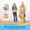 OOOK Rotating Bookshelf, 3 Tier Corner Spinning Bookshelf for Small Space 3