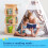 OOOK Rotating Bookshelf, 3 Tier Corner Spinning Bookshelf for Small Space 5