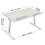 Laptop Desk Table, Height Adjustable Bed Table with 4 Adjustable Angles, Laptop Stand for Working Reading Eating 4