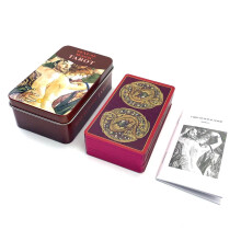 (Style D)White Numen Tarot Cards With Gold Edges For Classic Tarot Divination Meditation And