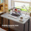 WOHOMO Small Foldable Computer Desk Writing Study Table, Grey 3