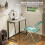 WOHOMO Small Foldable Computer Desk Writing Study Table, Grey 5