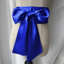 (Color O)Polyester breiter Taillengürtel für Kleider Fliege Verschluss Hochzeitskleider formelle Kleidung
