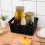 CadineUS 6-pack Black Woven Plastic Storage Baskets Organizing Bins 5