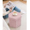 Bonlife Folding Storage Ottoman Hexagonal, Footrest with Toy Ches Box, 43cm 5
