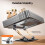 TeckNet TECKNET Adjustable Laptop Stand for Desk 360Â Rotating Ergonomic (Silver) 5