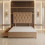 Bed Centre Ziggy Plush Small Single Divan Base 30" Headboard, Beige, 0 Draw 3