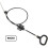 TOVOT 2pcs 38" D-Ring Release Handle Pull Rope Cable Replacement Release Cable for Sofa Chair 2