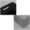 Mayish Plastic Weave Basket with Handle, Black and Grey, 6 Packs 3