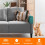 sourcing map Stretch Sofa Armrest Covers Dark Green 2 Pcs 4