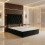 Bed Centre Ziggy Plush Small Double Divan Base 30" Headboard, Black, 0 Draw 2