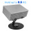 Swivel Laptop Stand for Desk, Adjustable Height Aluminum Computer Stand with 360 Rotating Base, Foldable Ergonomic Riser 4