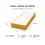 eXtreme comfort ltd Cooltouch Colours Yellow Small Single Mattress 3