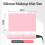 Silicone Dressing Table Mat Protector for Makeup, 40x30cm, Sakura Pink 2