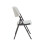Office Hippo Occasional Folding 4 Leg Chair, Plastic, White 3