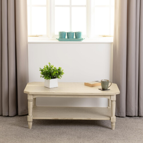 Seconique Seconique Chantilly Coffee Table in Antique Cream 1