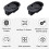 Funnytek 2PCS Recliner Release Pull Handle Replacement Parts Aluminum Metal 5
