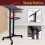 Pyle Lectern Stand Podium Mobile Adjustable Laptop Lectern 4
