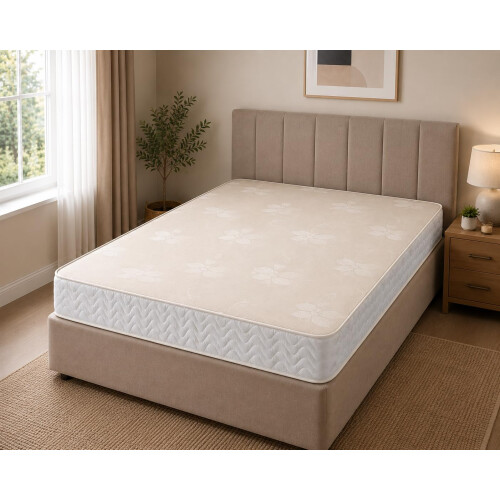 Starlight Beds Aura White Small Double Mattress, 4ft x 6ft3 1