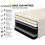 Starlight Beds Aura White Small Double Mattress, 4ft x 6ft3 4