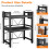 LUKVCIY Adjustable 3-Tier Microwave Oven Shelf Stand 2