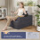 MeMoreCool Folding Sofa Bed Single, Convertible Boneless Couch with Pillow 2