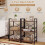 Casart CASART 3/5-Tier Bookcase (Rustic Brown, 42 x 28 x 71cm) 2
