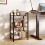 Casart CASART 3/5-Tier Bookcase (Rustic Brown, 42 x 28 x 71cm) 5