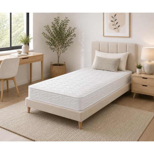 Starlight Beds Wave Budget Sprung Small Single Mattress with Foam Layer 1