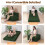 MeMoreCool Single Folding Sofa Bed, Convertible Boneless Couch, Green 3