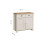 Birlea Birlea Highgate 2 Door 2 Drawer Sideboard Cream & Oak Effect 2