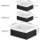 Vagusicc Wicker Storage Basket, Set of 3 Rectangular Storage Gift Hamper Basket with Removable Fabric Lining 4
