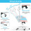 Feonase Ergonomic Office Chair with Adjustable Headrest and Lumbar Support, Mesh Back, Flip-up Armrests and Rocking Function 4
