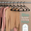 Sharpty Plastic Hangers, 35 Pack, Slim, Space Saving, Heavy Duty, Notched, Durable, Thick, Tough, Black 5